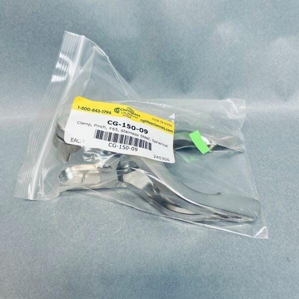 Chemglass Pinch Clamp Stainless Steel #65 Lab Clamps & Retort Stands Chemglass