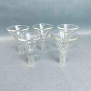 Chemglass Powder Funnel 50 mm 14/20 Lower Joint 60 Degree Lot of 5 Funnels Funnels Chemglass