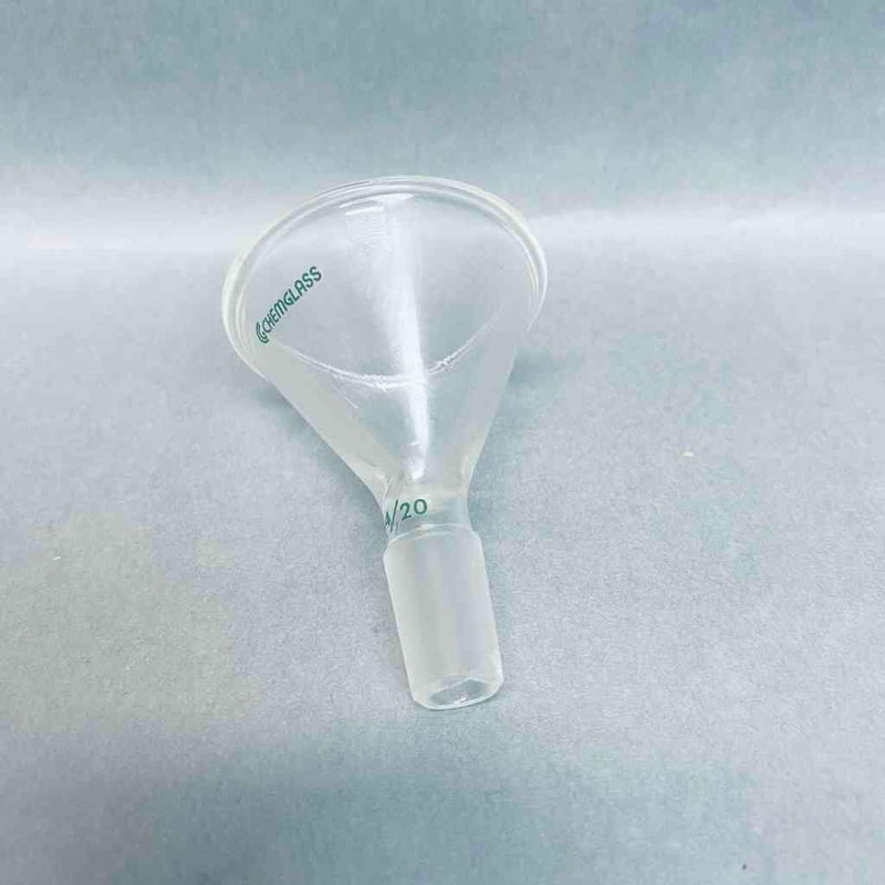 Chemglass Powder Funnel 50 mm 14/20 Lower Joint 60 Degree Lot of 5 Funnels Funnels Chemglass