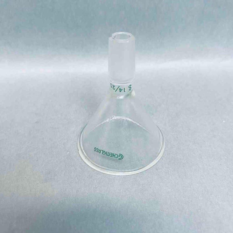 Chemglass Powder Funnel 50 mm 14/20 Lower Joint 60 Degree Lot of 5 Funnels Funnels Chemglass