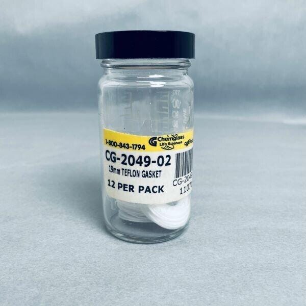 Chemglass PTFE Gasket for Stirrer Shaft 19 mm ID Total of 36 Gaskets Other Medical & Lab Equipment Chemglass