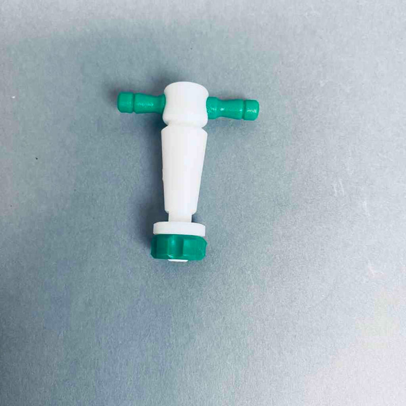 Chemglass PTFE Stopcock 2 mm Bore 11/25 Plug Size Lot of 5 Stopcocks Jointed Glassware Chemglass