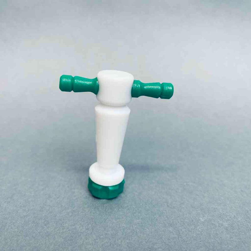 Chemglass PTFE Stopcock 2 mm Bore 11/25 Plug Size Lot of 5 Stopcocks Jointed Glassware Chemglass