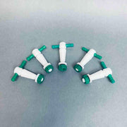 Chemglass PTFE Stopcock 2 mm Bore 11/25 Plug Size Lot of 5 Stopcocks Jointed Glassware Chemglass