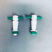 Chemglass PTFE Stopcock 4 mm Bore 15.2/30 Plug Size Lot of 2 Stopcocks Jointed Glassware Chemglass