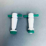Chemglass PTFE Stopcock 6 mm Bore 16/35 Plug Size Lot of 2 Stopcocks Jointed Glassware Chemglass