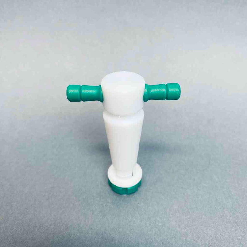 Chemglass PTFE Stopcock 6 mm Bore 16/35 Plug Size Lot of 2 Stopcocks Jointed Glassware Chemglass
