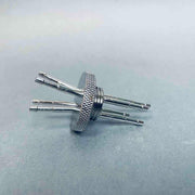 Chemglass Quad Port Adapter 1/8 in. Angled Hose Barb M18 for Bio Reactor Bioreactors & Fermenters Chemglass