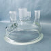 Chemglass Reaction Vessel Lid 5 Neck 45/50 Centered Neck 200 mm Schott Flange Glassware Chemglass