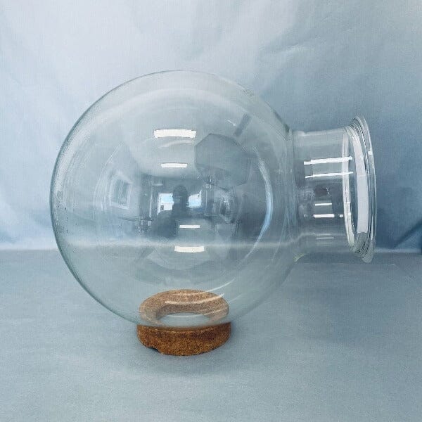 Chemglass Reaction Vessel Spherical 22 L with 150 mm Schott O-Ring Flange Lab Equipment::Bioreactors & Fermenters Chemglass