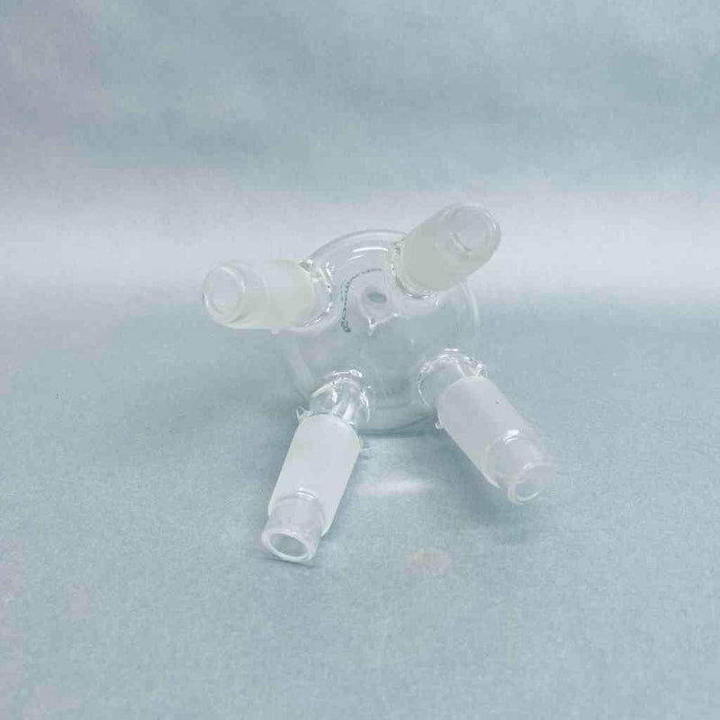 Chemglass Receiving Flask 50 ml with Hooks 24/40 Joints Glassware Chemglass