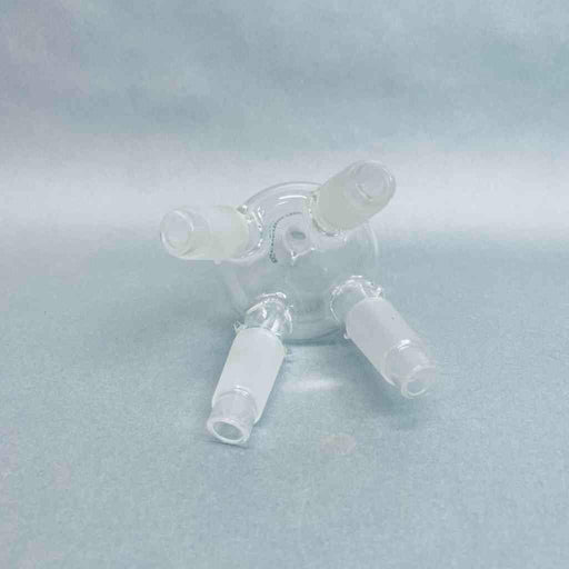 Chemglass Receiving Flask 50 ml with Hooks 24/40 Joints Glassware Chemglass