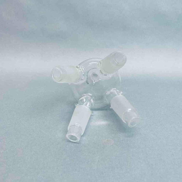 Chemglass Receiving Flask 50 ml with Hooks 24/40 Joints Glassware Chemglass