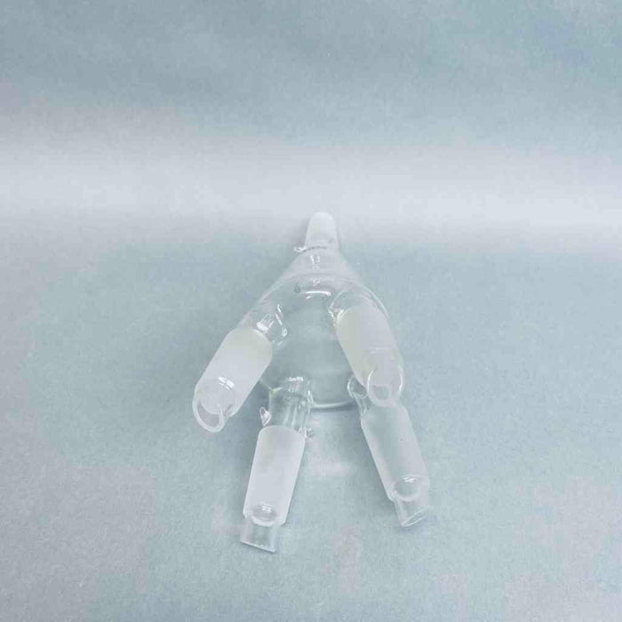 Chemglass Receiving Flask 50 ml with Hooks 24/40 Joints Glassware Chemglass
