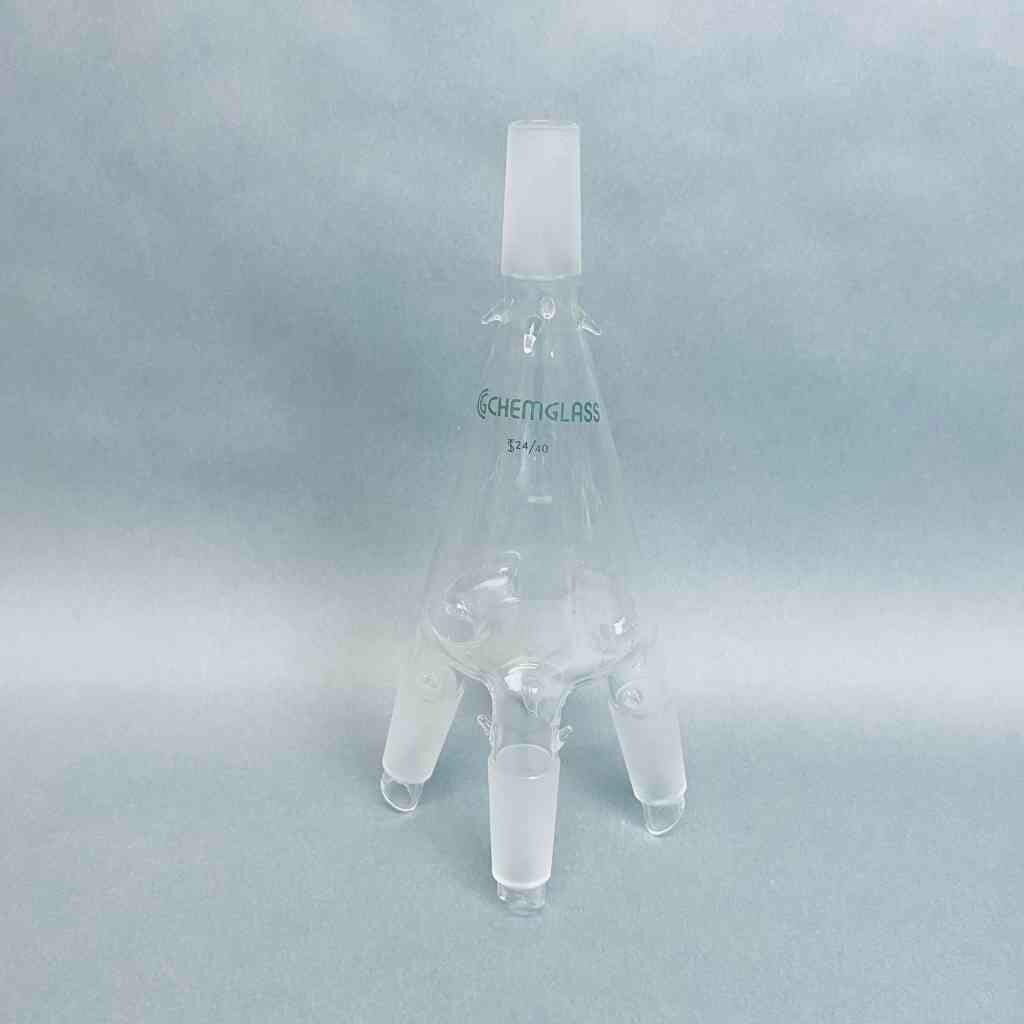 Chemglass Receiving Flask 50 ml with Hooks 24/40 Joints — Life Sciences ...