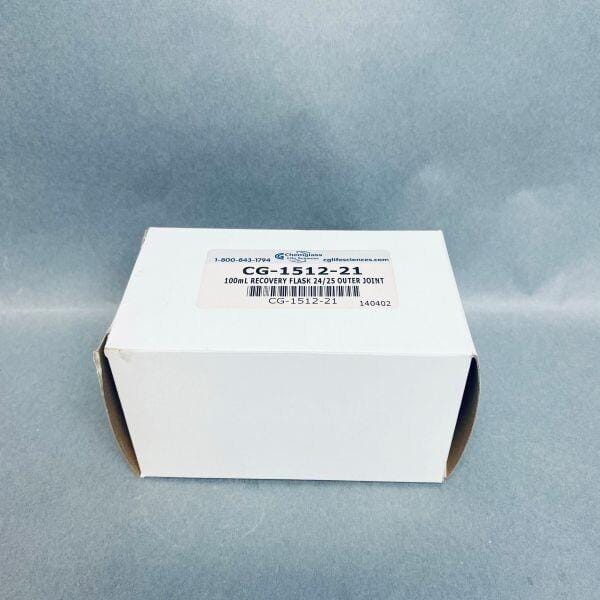 Chemglass Recovery Flask 24/25 Outer Joint Glassware Chemglass