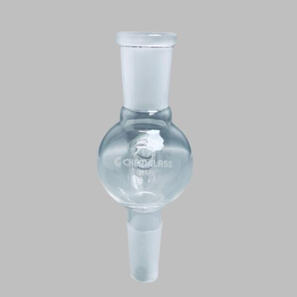 Chemglass Rotary Evaporator Bump Trap 100 ml 24/40 Joints Total of 2 Traps Glassware Chemglass