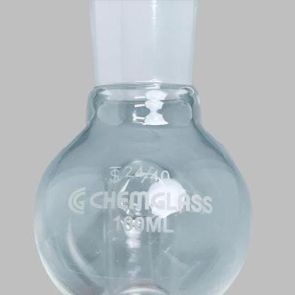 Chemglass Rotary Evaporator Bump Trap 100 ml 24/40 Joints Total of 2 Traps Glassware Chemglass