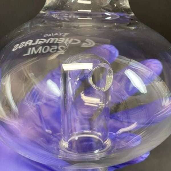 Chemglass Rotary Evaporator Bump Trap 250 ml 24/40 Inner and Outer Joint Lab Evaporators Chemglass