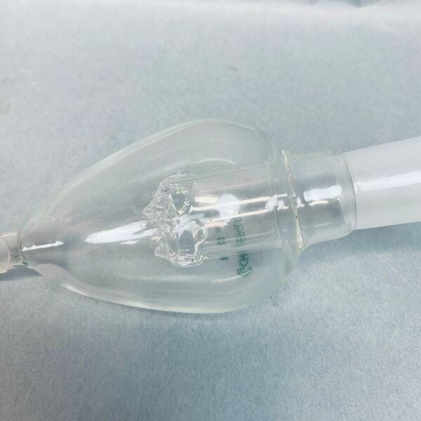 Chemglass Rotary Evaporator Bump Trap Self Washing 100mL 24/40 14/20 Joints Jointed Glassware Chemglass