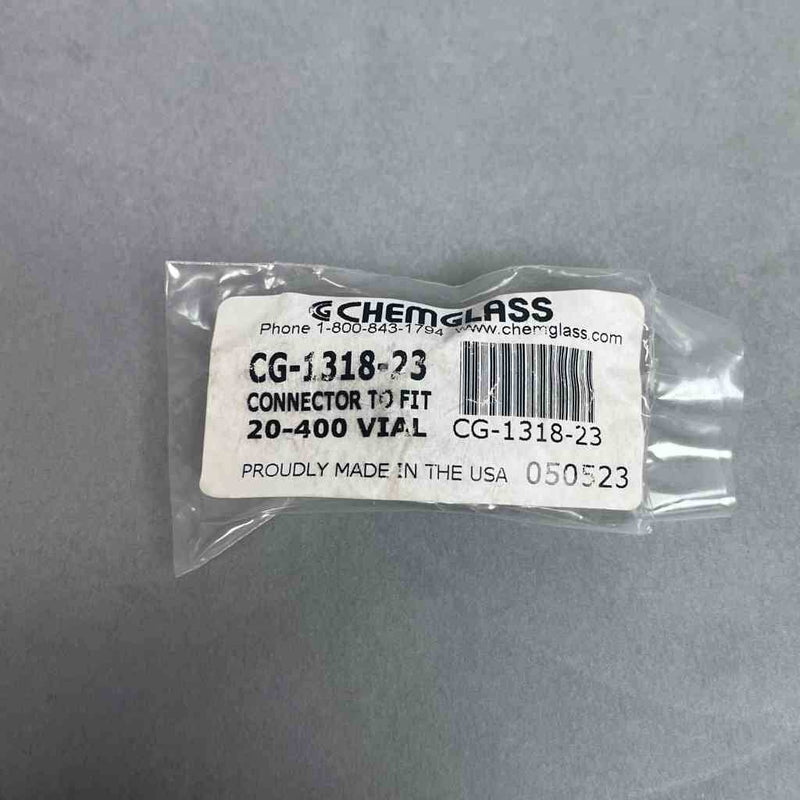 Chemglass Rotary Evaporator Connector Double Threaded for 20-400 Vials Glassware Adapters Chemglass
