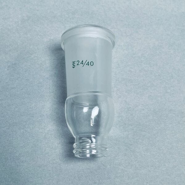 Chemglass Rotary Evaporator Vial Adapter Glass 24/40 Joint Glassware Chemglass