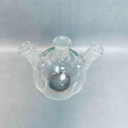 Chemglass Round Bottom 250 ml 3 Neck Flask 14/20 STJ Angled with Morton Indents Jointed Glassware Chemglass
