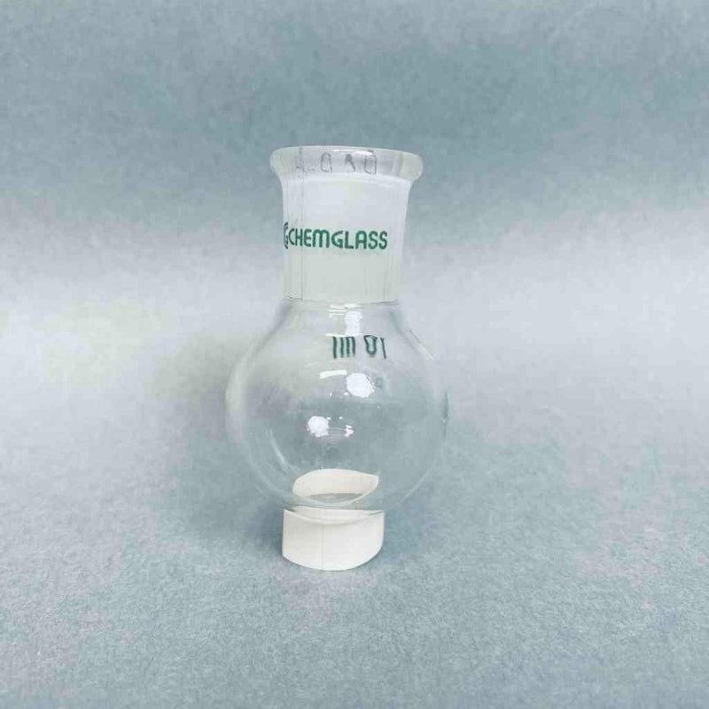 Chemglass Round Bottom Flask 10 ml Heavy Wall 14/20 Outer Joint - Lot of 5 Jointed Glassware Chemglass