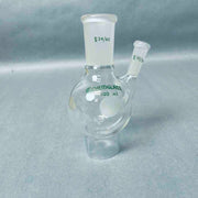 Chemglass Round Bottom Flask 100 ml 2-Neck CN-24/40 SN-10/30 - Lot of 4 Flasks Lab Flasks Chemglass