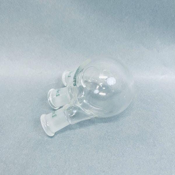 Chemglass Round Bottom Flask 100 ml 3 Neck Angled 24/40 Joints Jointed Glassware Chemglass