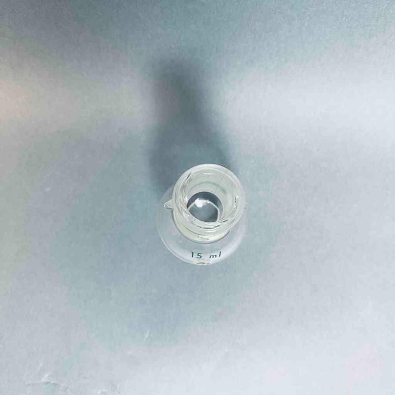 Chemglass Round Bottom Flask 15 ml 14/20 Outer Joint with Hooks - Lot of 7 Jointed Glassware Chemglass