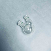 Chemglass Round Bottom Flask 2 Neck 25 ml 14/20 Outer Joints Lot of 2 Flasks Jointed Glassware Chemglass