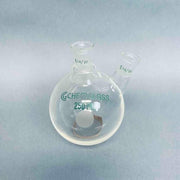 Chemglass Round Bottom Flask 2 Neck 250 ml 14/20 Joints Angled Neck Jointed Glassware Chemglass
