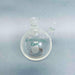 Chemglass Round Bottom Flask 2 Neck 250 ml 14/20 Joints Angled Neck Jointed Glassware Chemglass