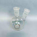 Chemglass Round Bottom Flask 2 Neck 250 ml 24/40 Joints Angled Neck Jointed Glassware Chemglass