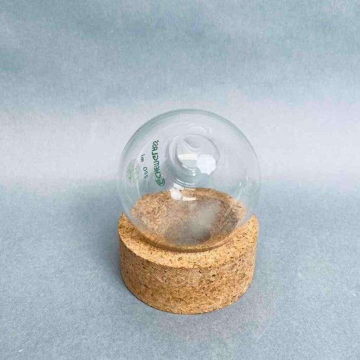 Chemglass Round Bottom Flask 200 ml Heavy Wall 24/40 Joint Lot of 3 Flasks Jointed Glassware Chemglass