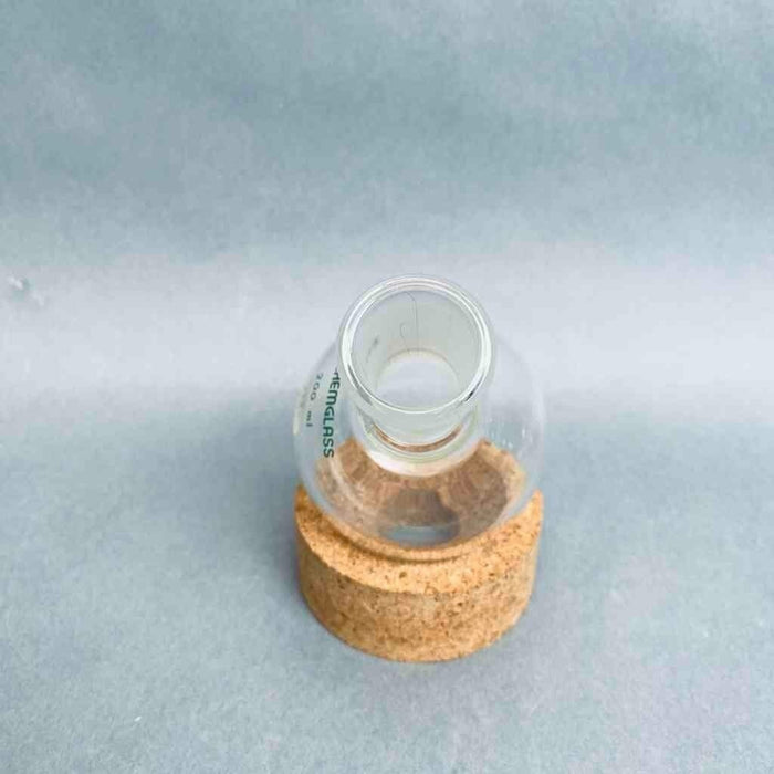 Chemglass Round Bottom Flask 200 ml Heavy Wall 24/40 Joint Lot of 3 Flasks Jointed Glassware Chemglass