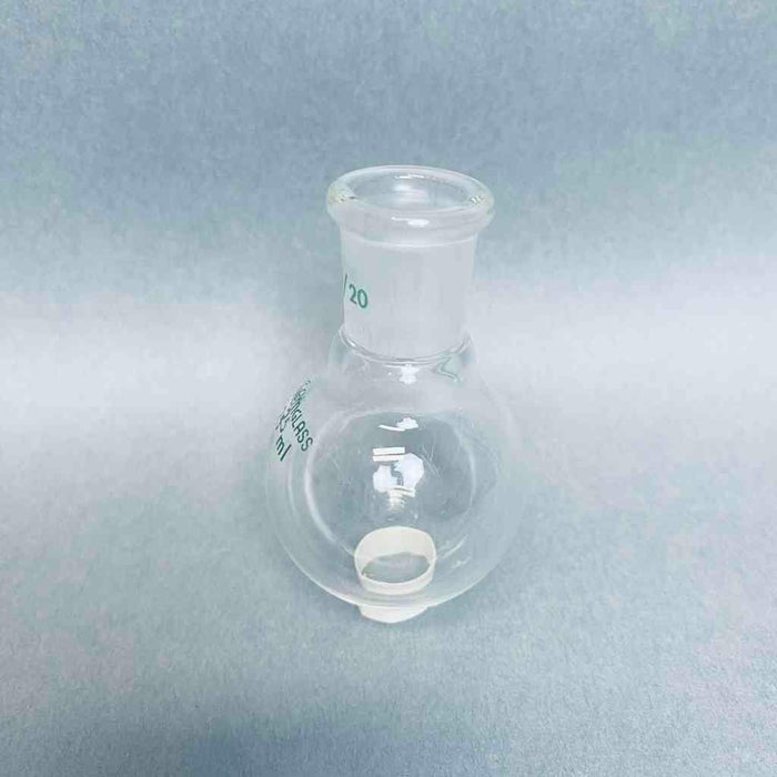 Chemglass Round Bottom Flask 25 ml Heavy Wall 14/20 Outer Joint - Lot of 7 Jointed Glassware Chemglass