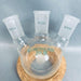 Chemglass Round Bottom Flask 250 ml 3 Neck Angled 24/40 Joints Jointed Glassware Chemglass