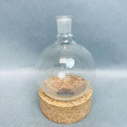 Chemglass Round Bottom Flask 250 ml Single Neck 14/20 Joint - Lot of 4 Flasks Jointed Glassware Chemglass