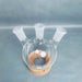 Chemglass Round Bottom Flask 3 Neck 1000 ml Angled with 24/40 Joints Jointed Glassware Chemglass