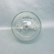 Chemglass Round Bottom Flask 3 Neck 2000 ml with 24/40 Joints Angled Glassware Chemglass