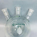 Chemglass Round Bottom Flask 3 Neck 2000 ml with 24/40 Joints Angled Glassware Chemglass