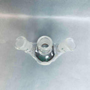 Chemglass Round Bottom Flask 50 ml 3-Neck 14/20 Joints Angled with Morton Indents Jointed Glassware Chemglass