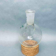 Chemglass Round Bottom Flask 500 ml 2 Neck Angled 24/40 Joints Jointed Glassware Chemglass