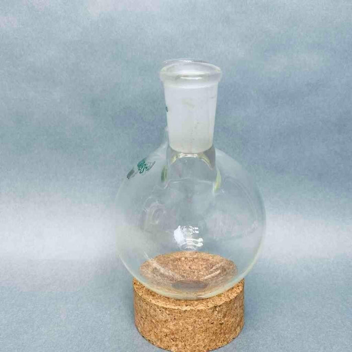 Chemglass Round Bottom Flask 500 ml 2 Neck Angled 24/40 Joints Jointed Glassware Chemglass