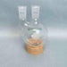 Chemglass Round Bottom Flask 500 ml 2 Neck Straight 24/40 Joints Jointed Glassware Chemglass