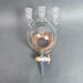 Chemglass Round Bottom Flask Three Neck 1000 ml with Stopcock Glassware Chemglass