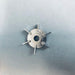 Chemglass Rushton Style Impeller Blade 46 mm Dia for 8 mm OD Shaft Bioreactors & Fermenters Chemglass
