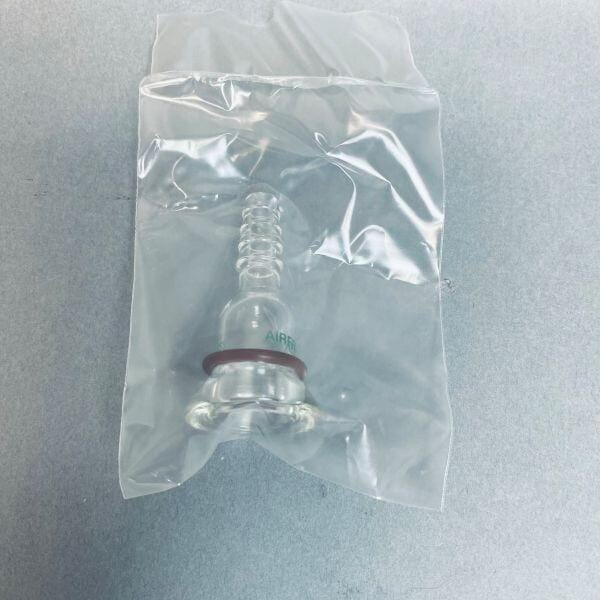 Chemglass Schlenk Airfree Adapter Style B 15 mm O-Ring Joint 11 mm Barb Lot of 2 Jointed Glassware Chemglass
